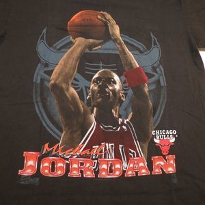 COPY - VINTAGE 1991 SALEM SPORTSWEAR MICHAEL JORDAN CHICAGO BULLS TEE T SHIRT M…